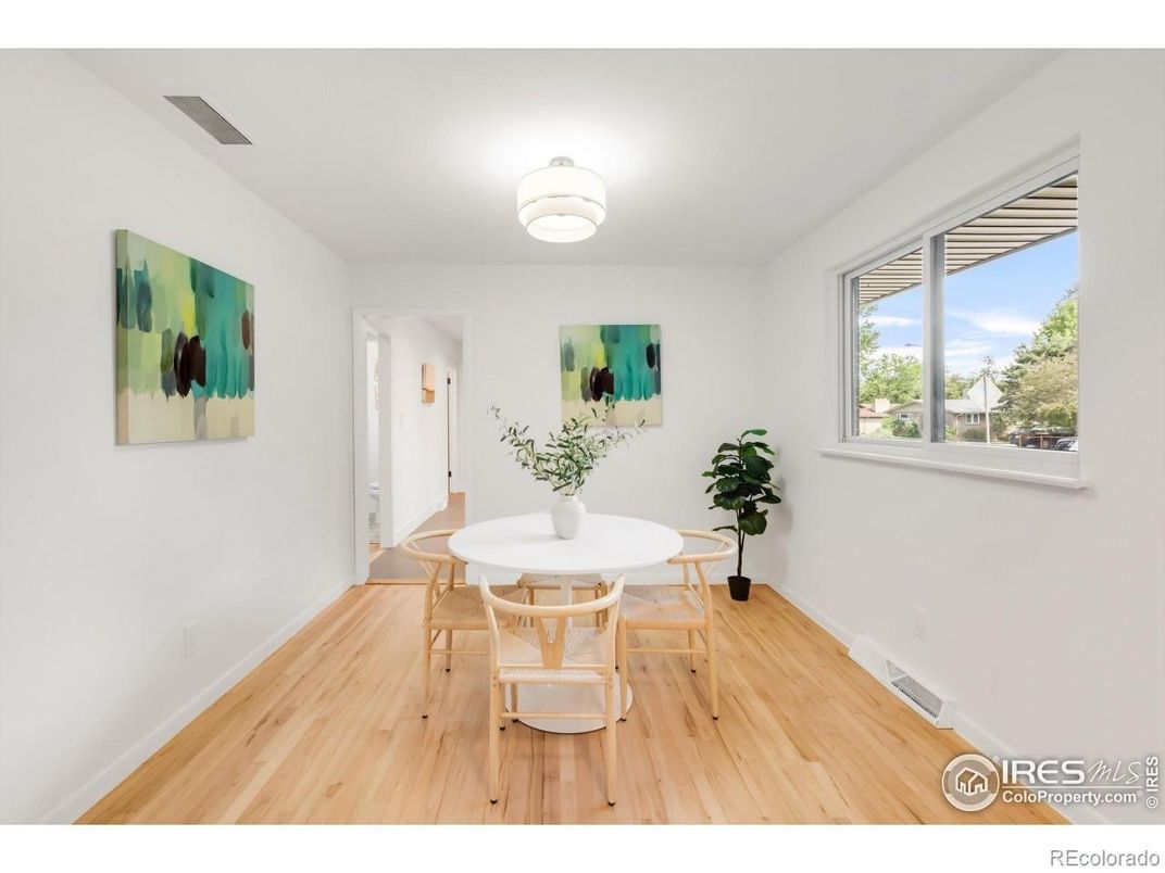 Dining room, Interior, Wood Texture Flooring