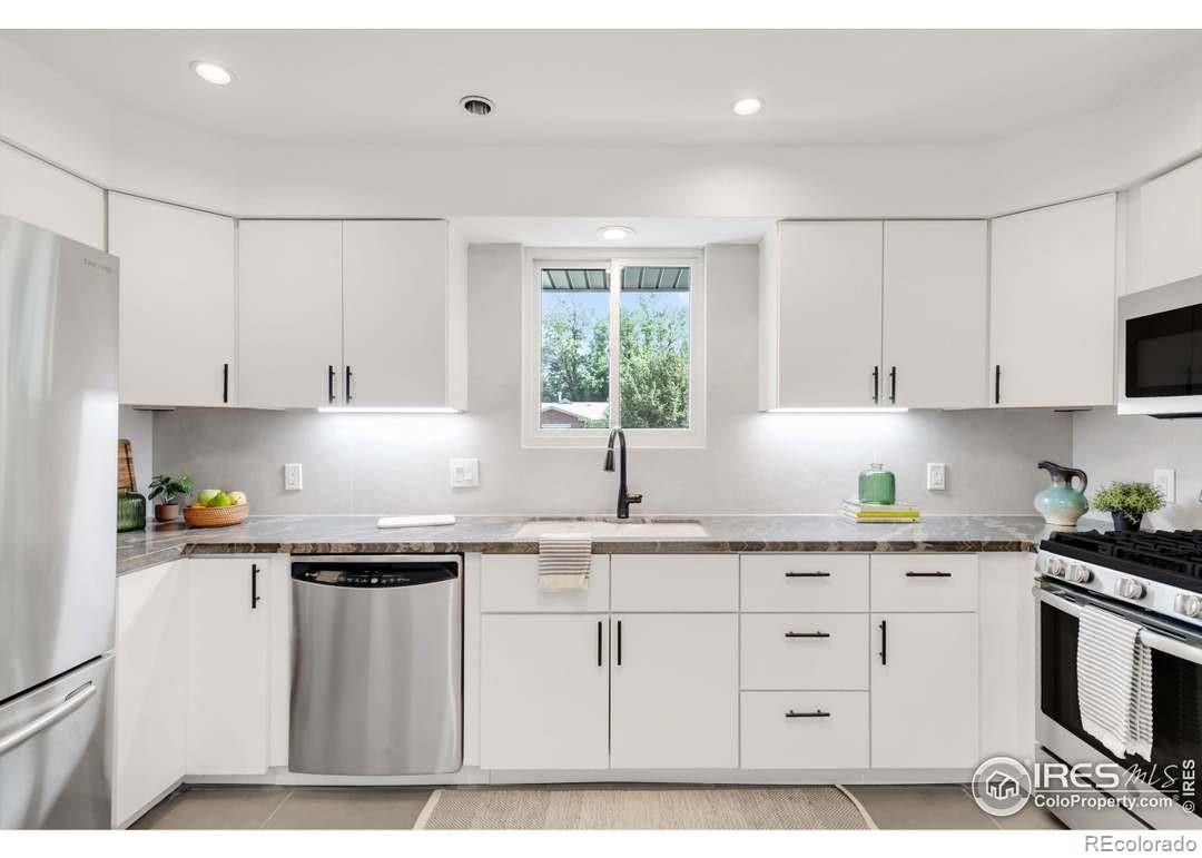 Interior, Kitchen, Recessed Lighting, Stainless Steel Appliances