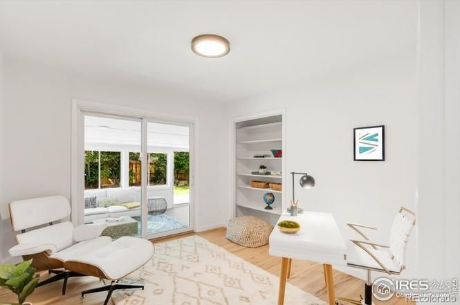 Home Office, Interior, Wood Texture Flooring