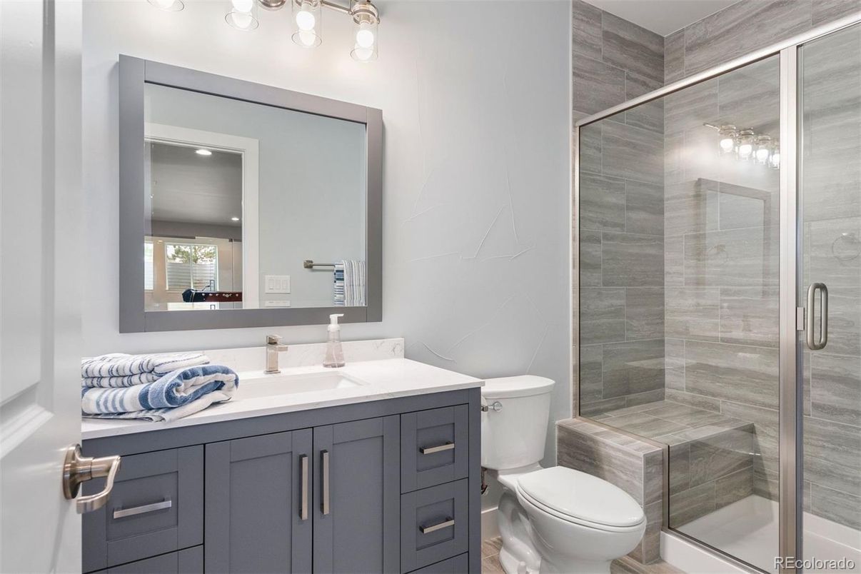 Bathroom, Glass Shower, Interior