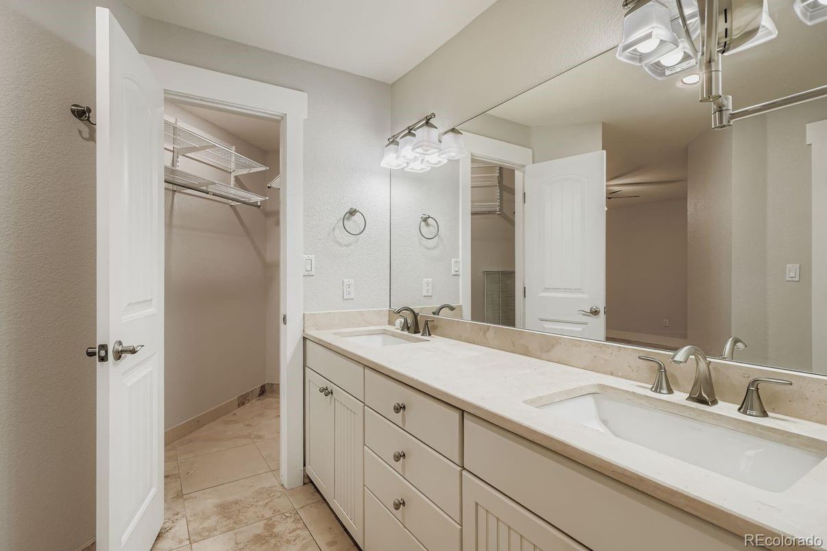 Bathroom, Dual Sink Vanities, Interior, Walk-in Closets