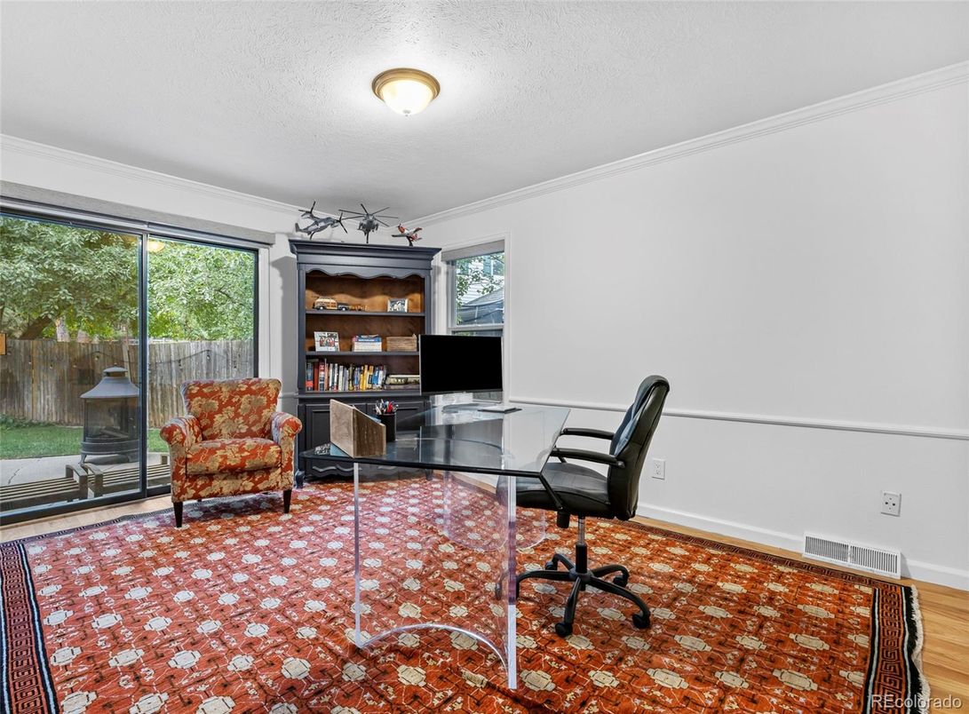 Home Office, Interior, Wood Texture Flooring