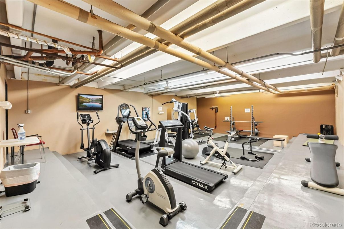 Fitness Equipment, Gym, Interior
