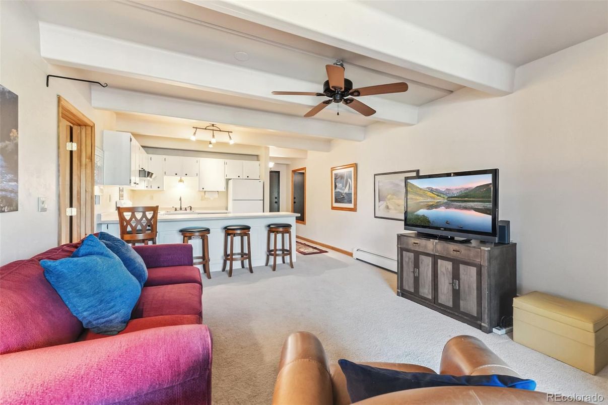 Interior, Kitchen, Living room