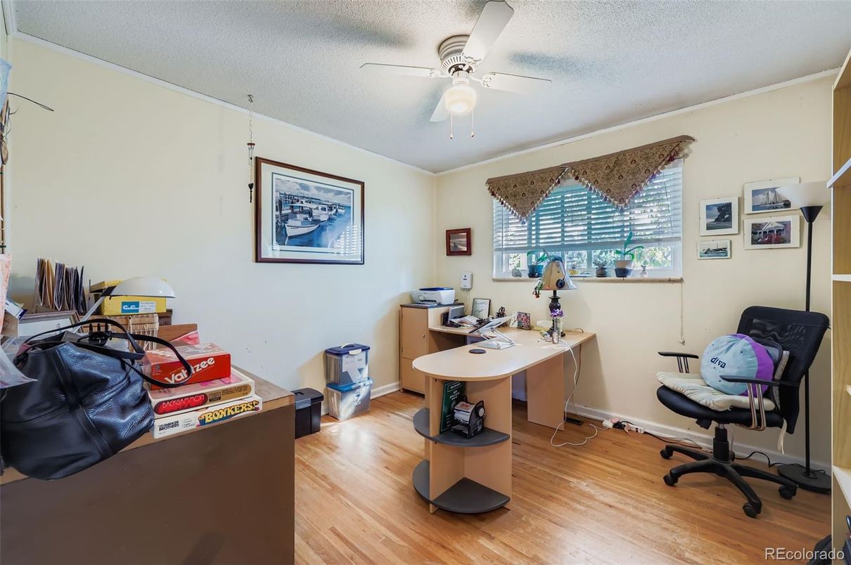 Home Office, Interior, Wood Texture Flooring