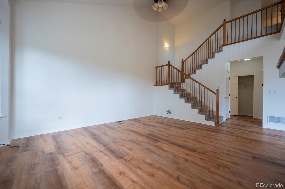 Empty room, Interior, Wood Texture Flooring