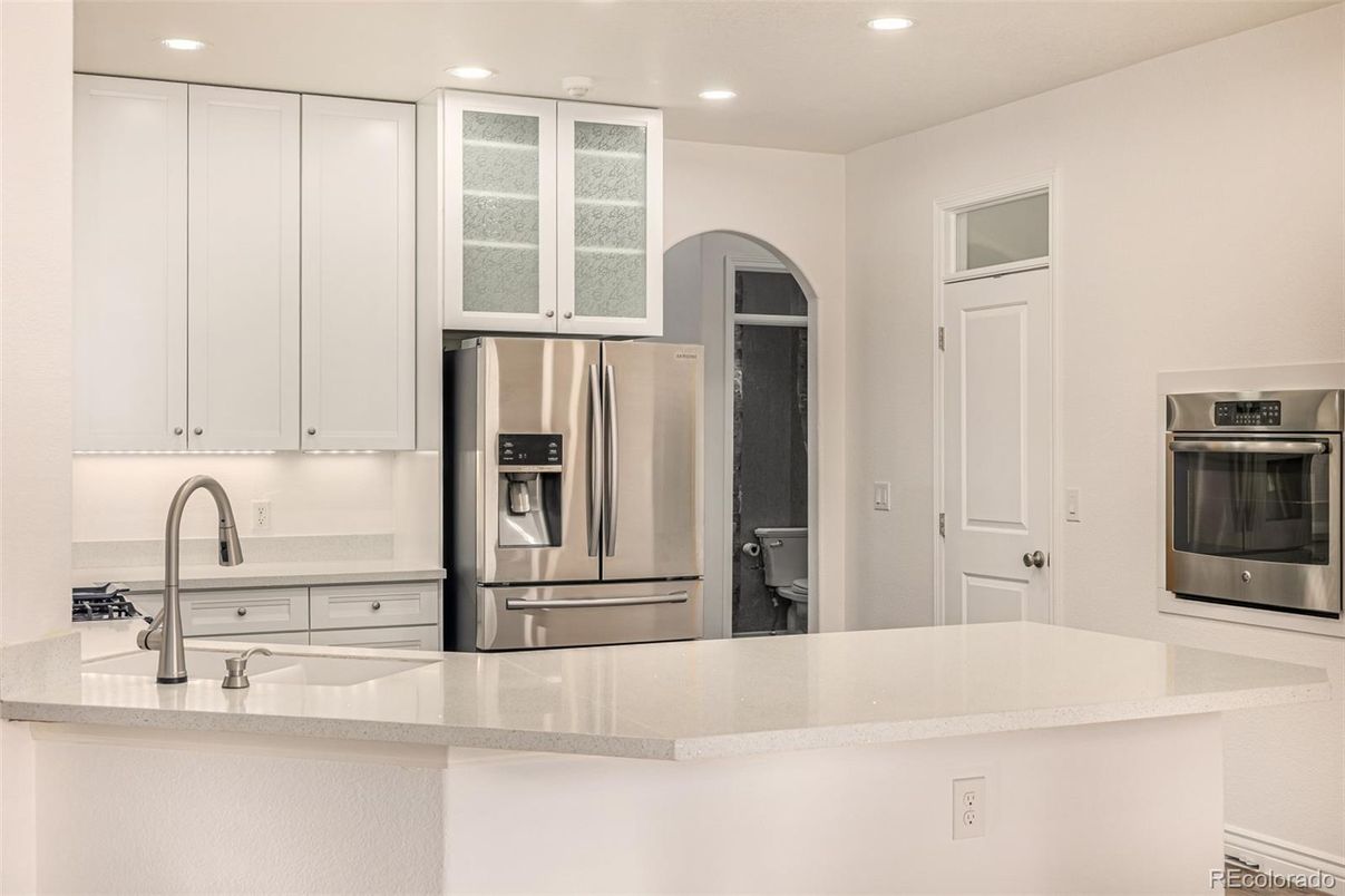Interior, Kitchen, Recessed Lighting, Stainless Steel Appliances