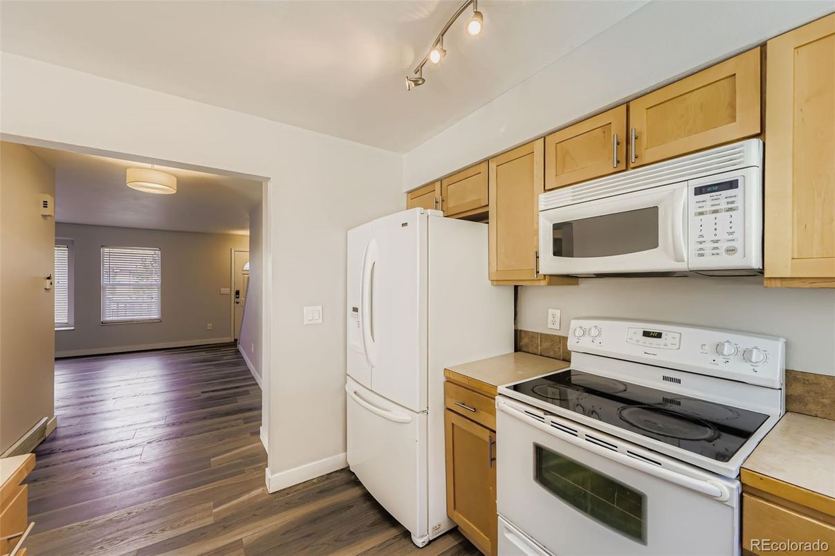 Interior, Kitchen, Wood Texture Flooring