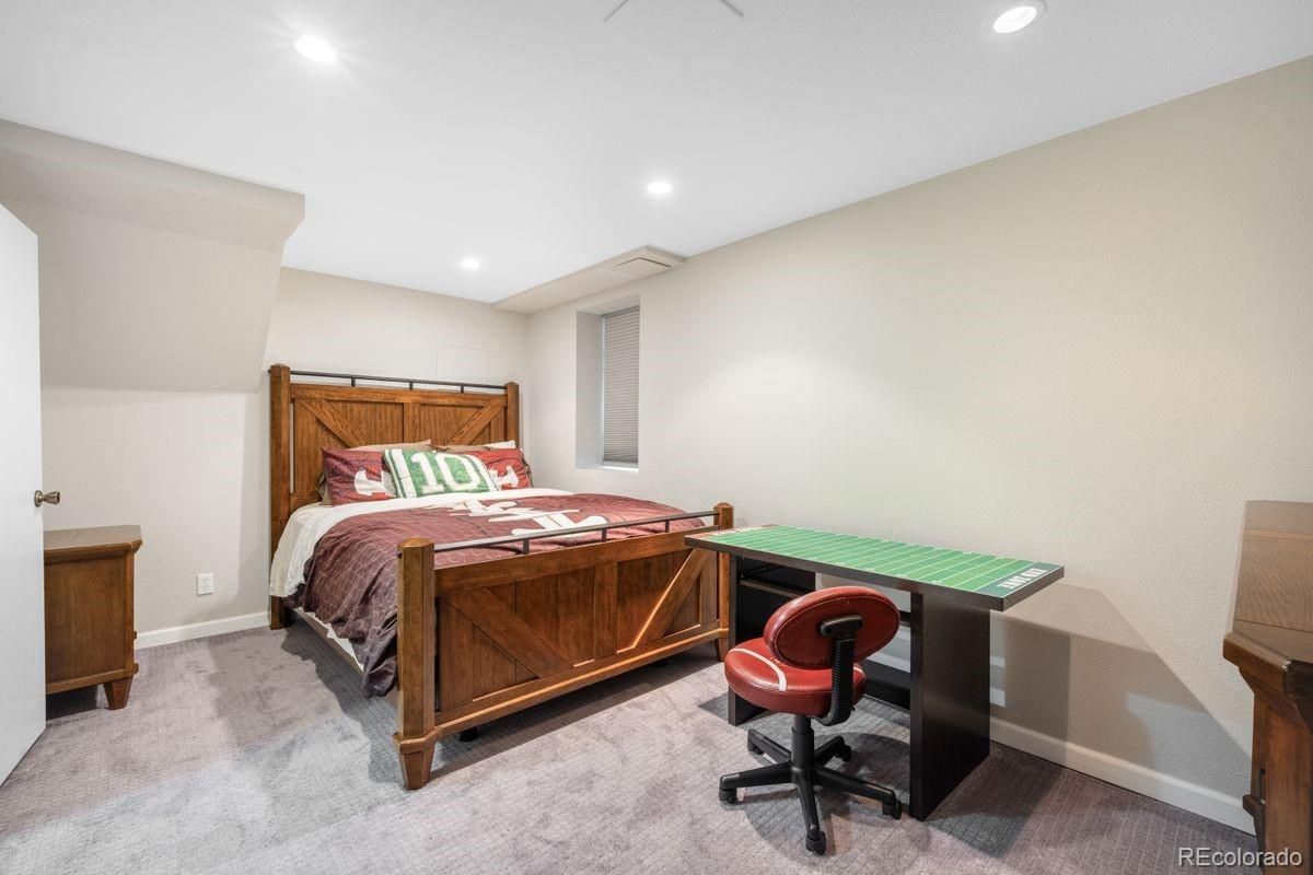 Bedroom, Home Office, Interior, Recessed Lighting