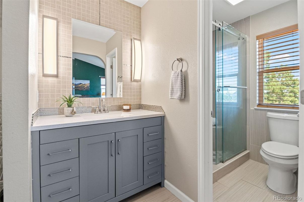 Bathroom, Glass Shower, Interior