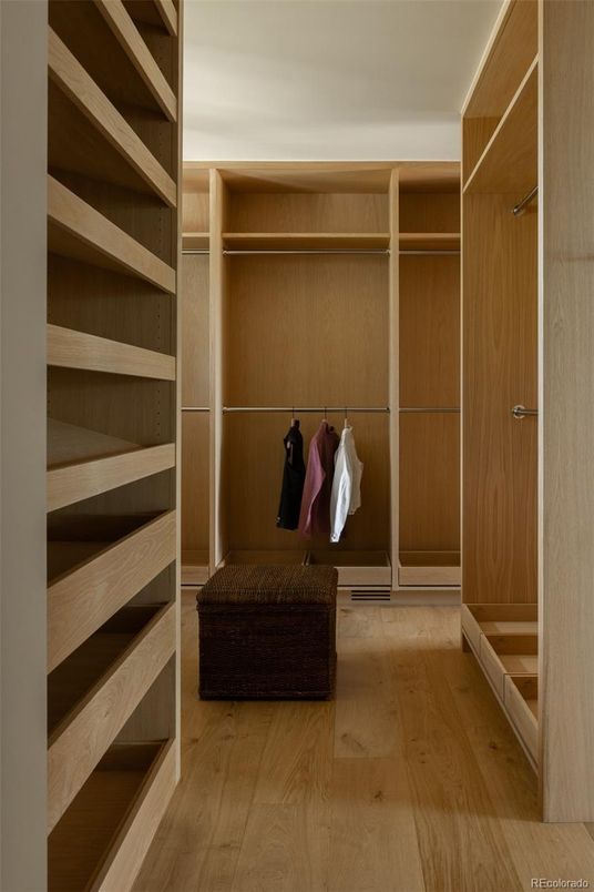 Interior, Walk-in Closets, Wood Texture Flooring