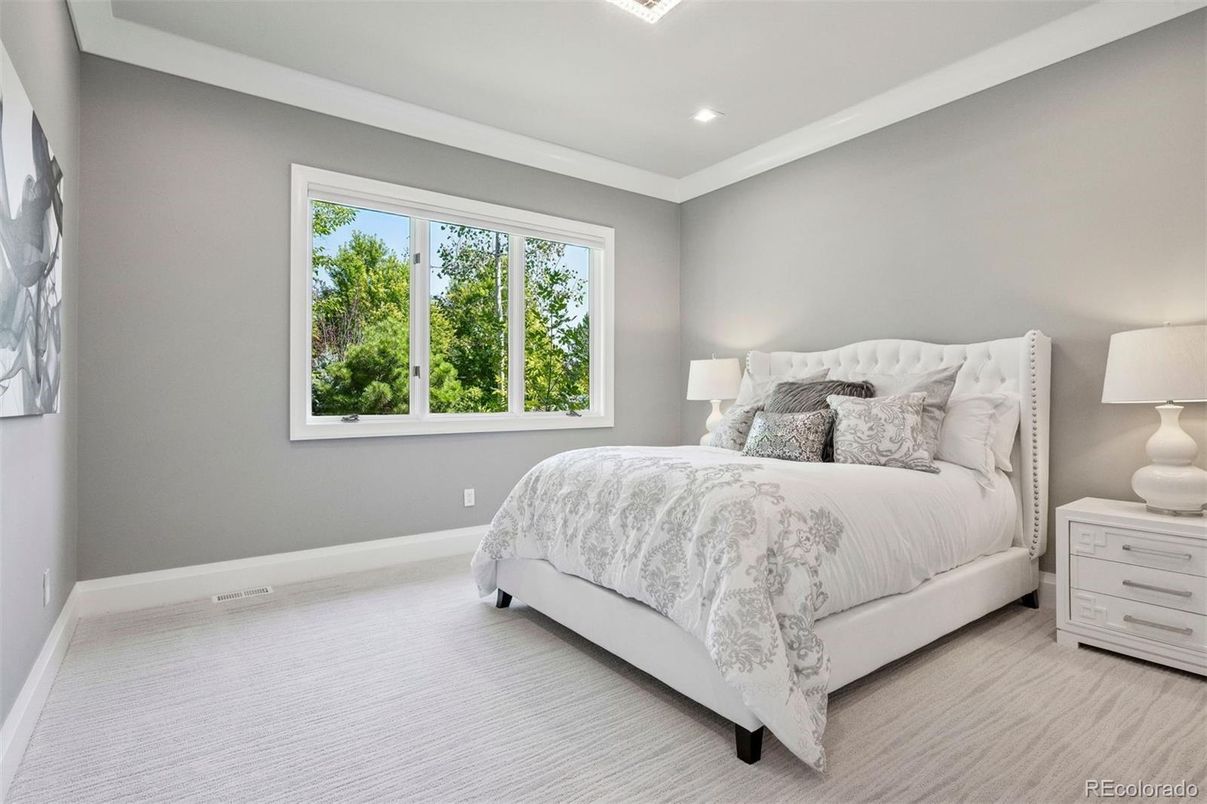 Bedroom, Interior, Recessed Lighting