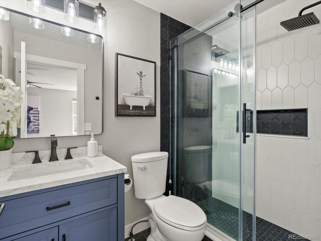 Bathroom, Glass Shower, Interior