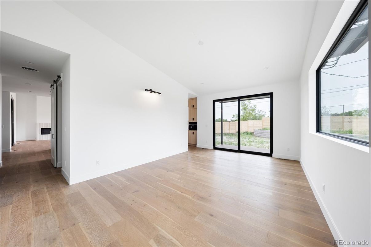 Empty room, Interior, Wood Texture Flooring