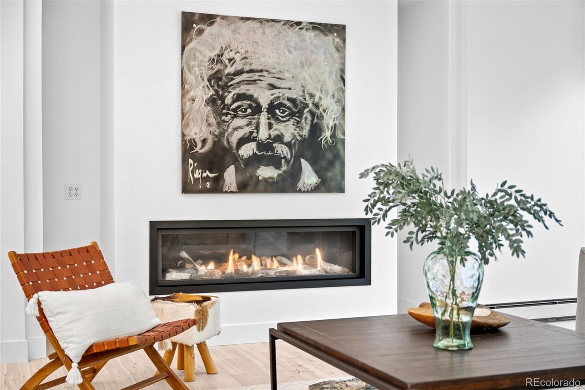 Fireplace, Interior, Wood Texture Flooring