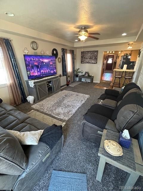 Interior, Living room, Recessed Lighting