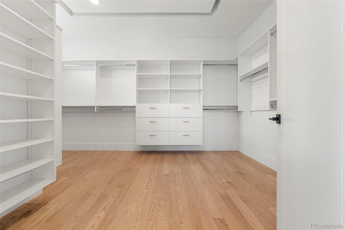Interior, Recessed Lighting, Walk-in Closets, Wood Texture Flooring