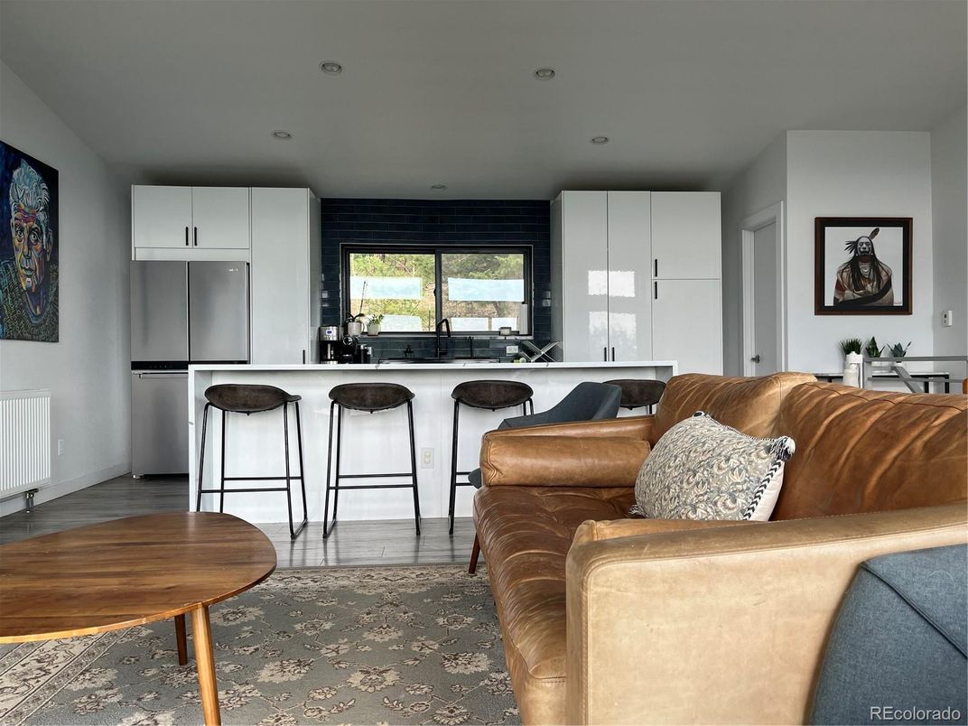 Interior, Kitchen, Living room, Recessed Lighting