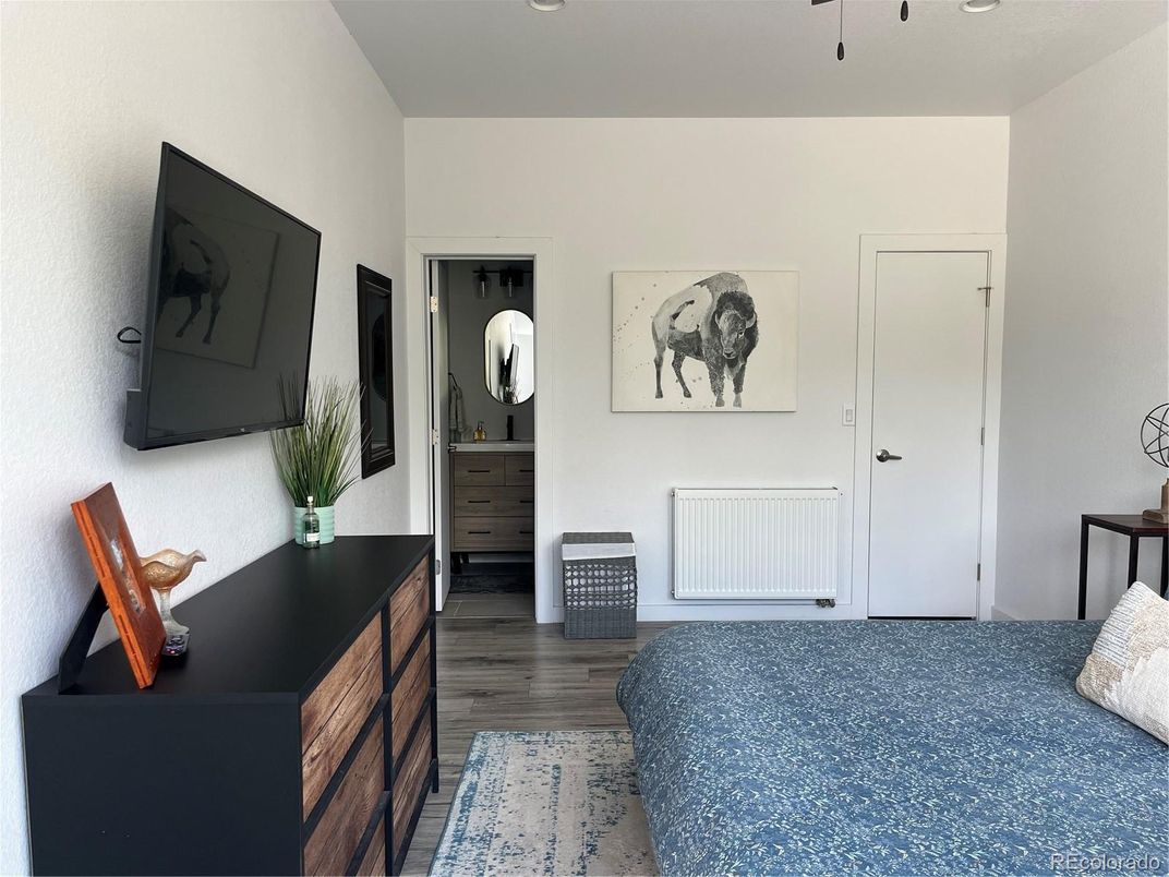 Bedroom, Interior, Wood Texture Flooring