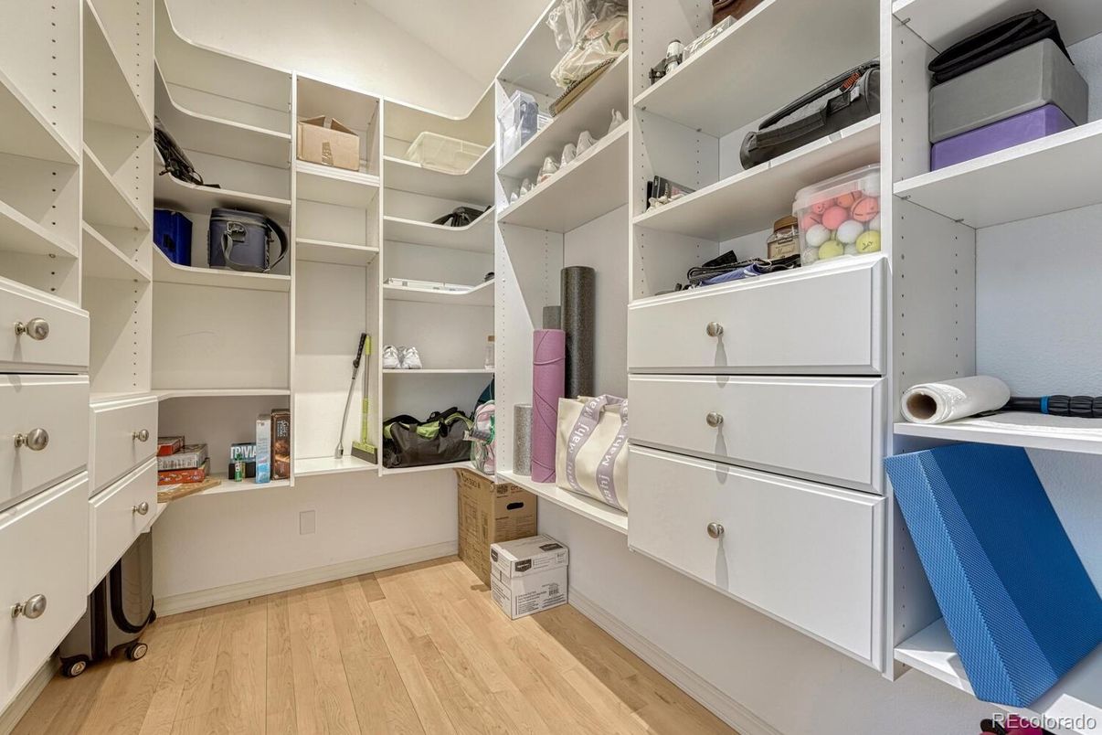 Interior, Walk-in Closets, Wood Texture Flooring