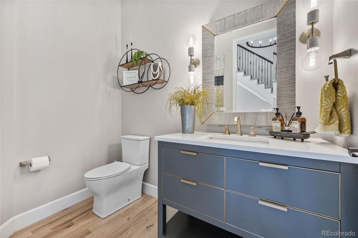 Bathroom, Interior, Wood Texture Flooring