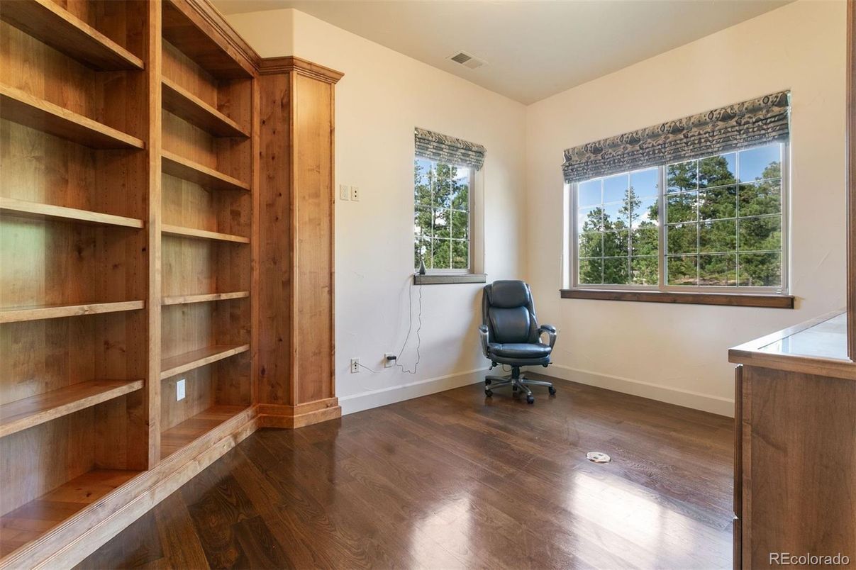 Home Office, Interior, Wood Texture Flooring