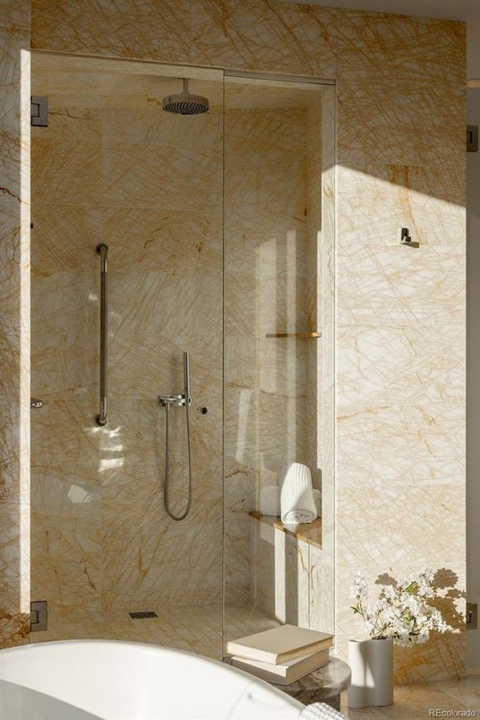 Bathroom, Glass Shower, Interior