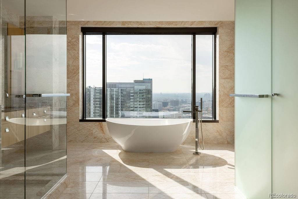 Bathroom, Free Standing Baths, Glass Shower, Interior