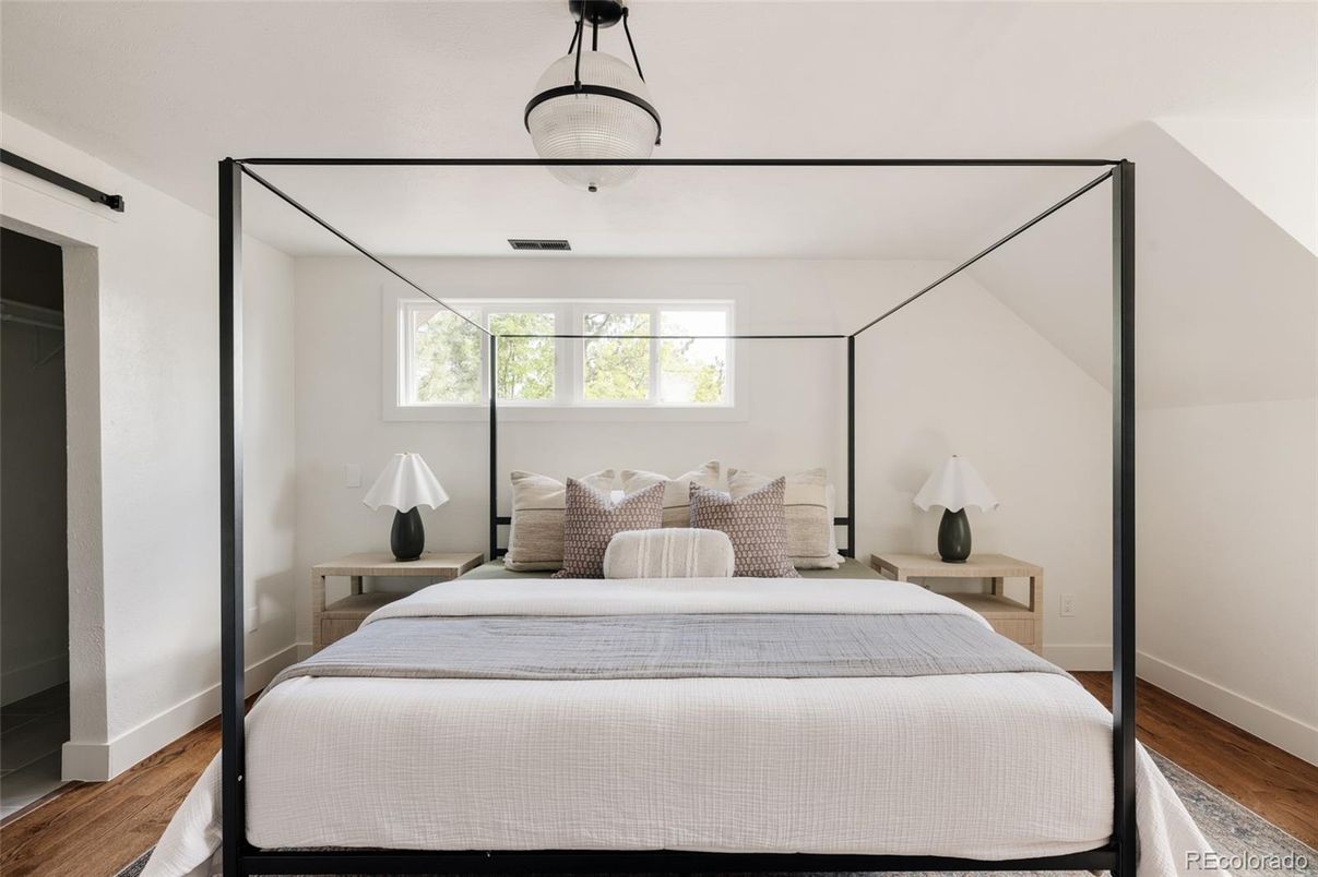 Bedroom, Interior, Wood Texture Flooring