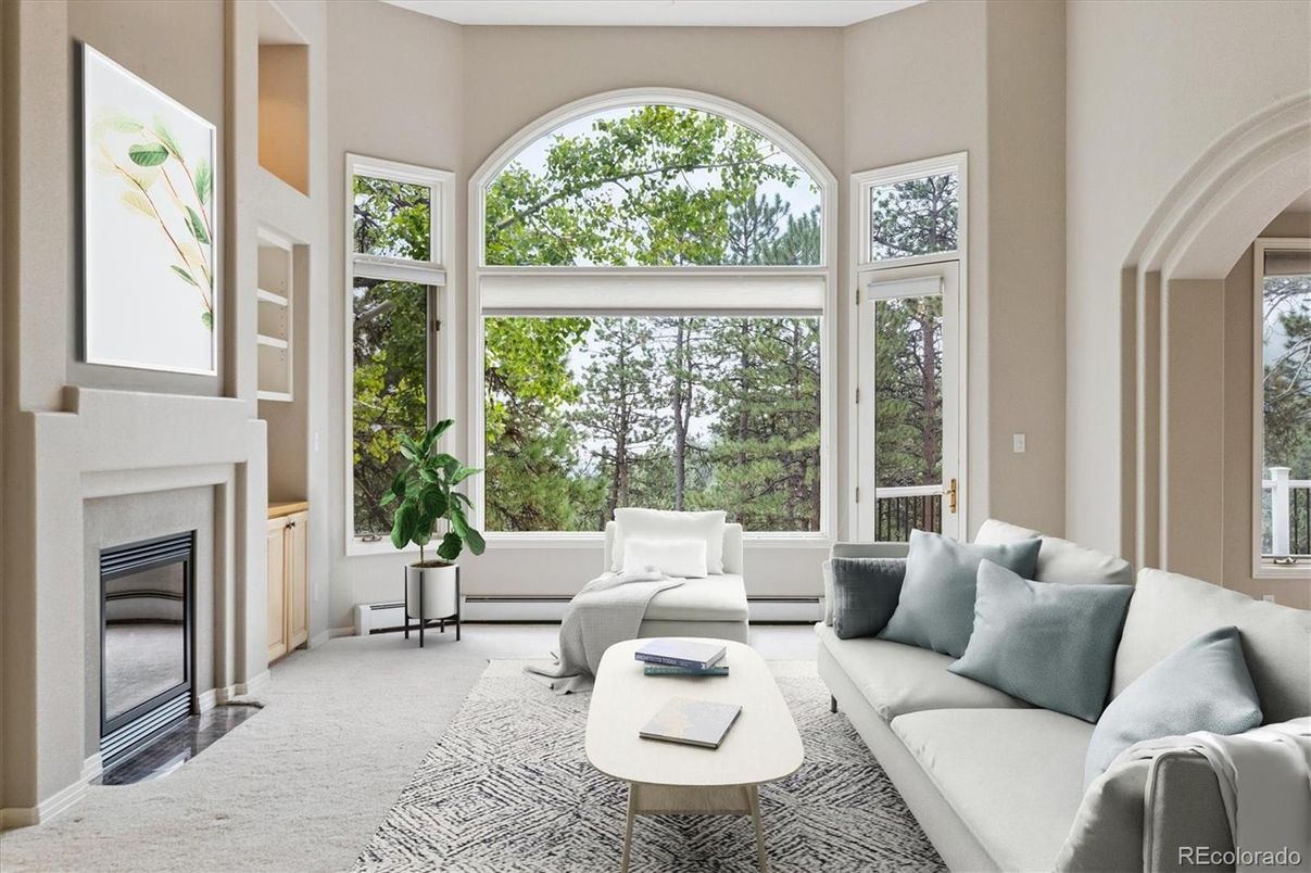 Fireplace, Interior, Living room