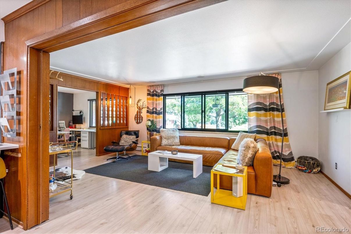 Interior, Living room, Wood Texture Flooring, Wooden Walls