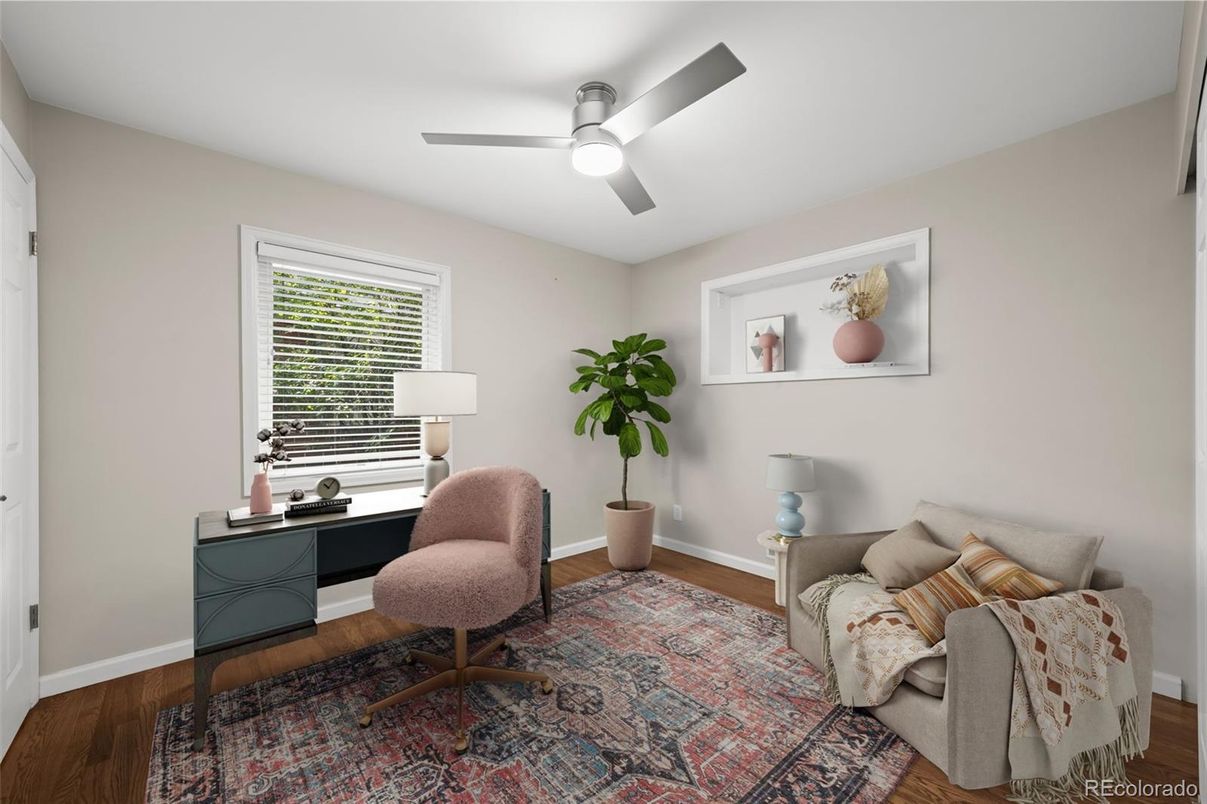 Home Office, Interior, Wood Texture Flooring