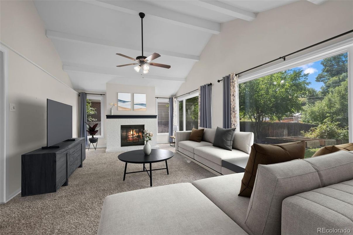 Fireplace, Interior, Living room