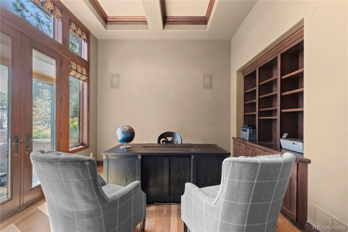 Home Office, Interior, Wood Texture Flooring