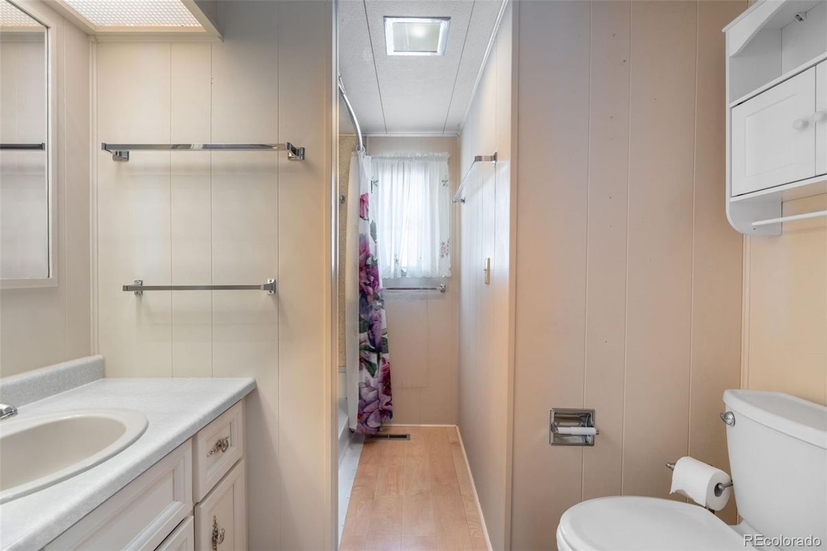 Bathroom, Interior, Wood Texture Flooring