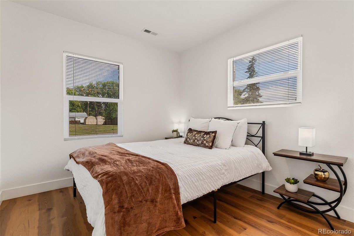 Bedroom, Interior, Wood Texture Flooring