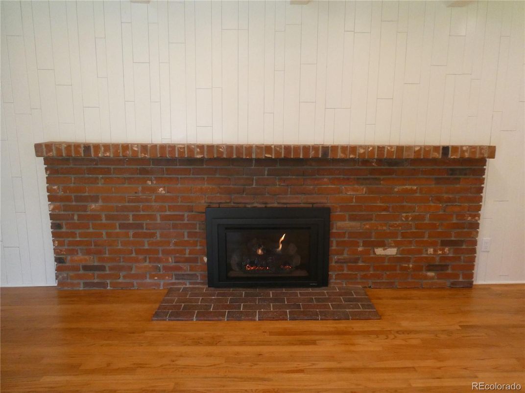 Fireplace, Interior, Wood Texture Flooring