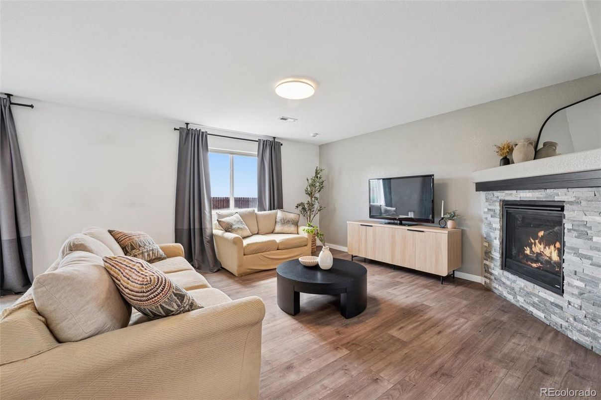 Fireplace, Interior, Living room, Wood Texture Flooring