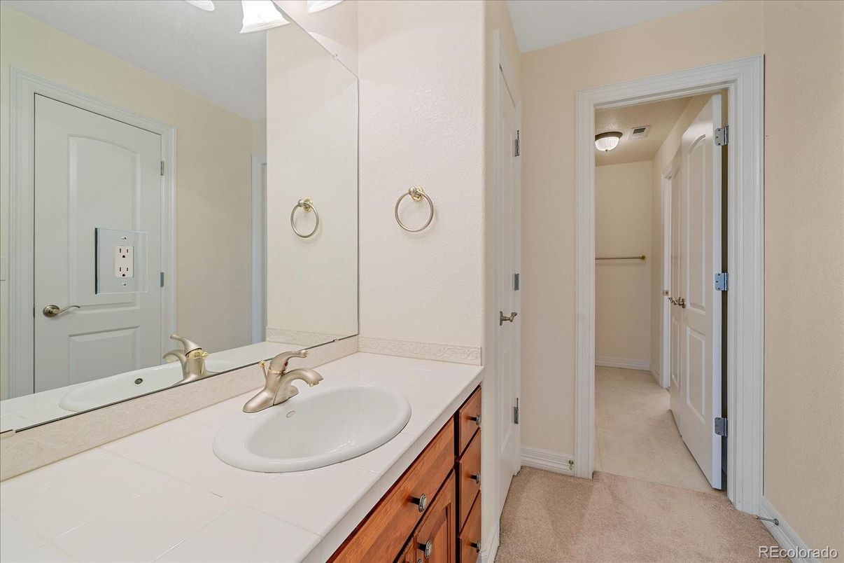 Bathroom, Dual Sink Vanities, Interior, Tile Countertops