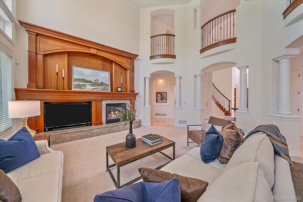 Fireplace, Interior, Living room