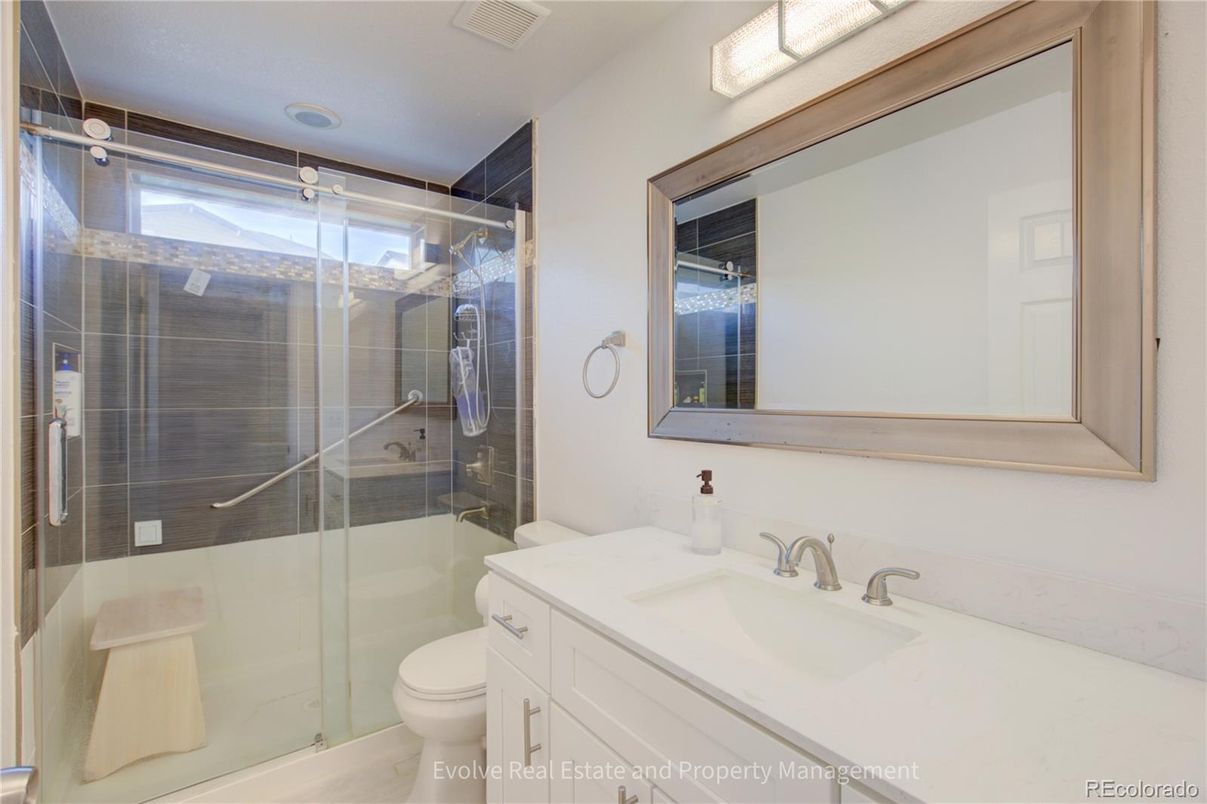 Bathroom, Glass Shower, Interior