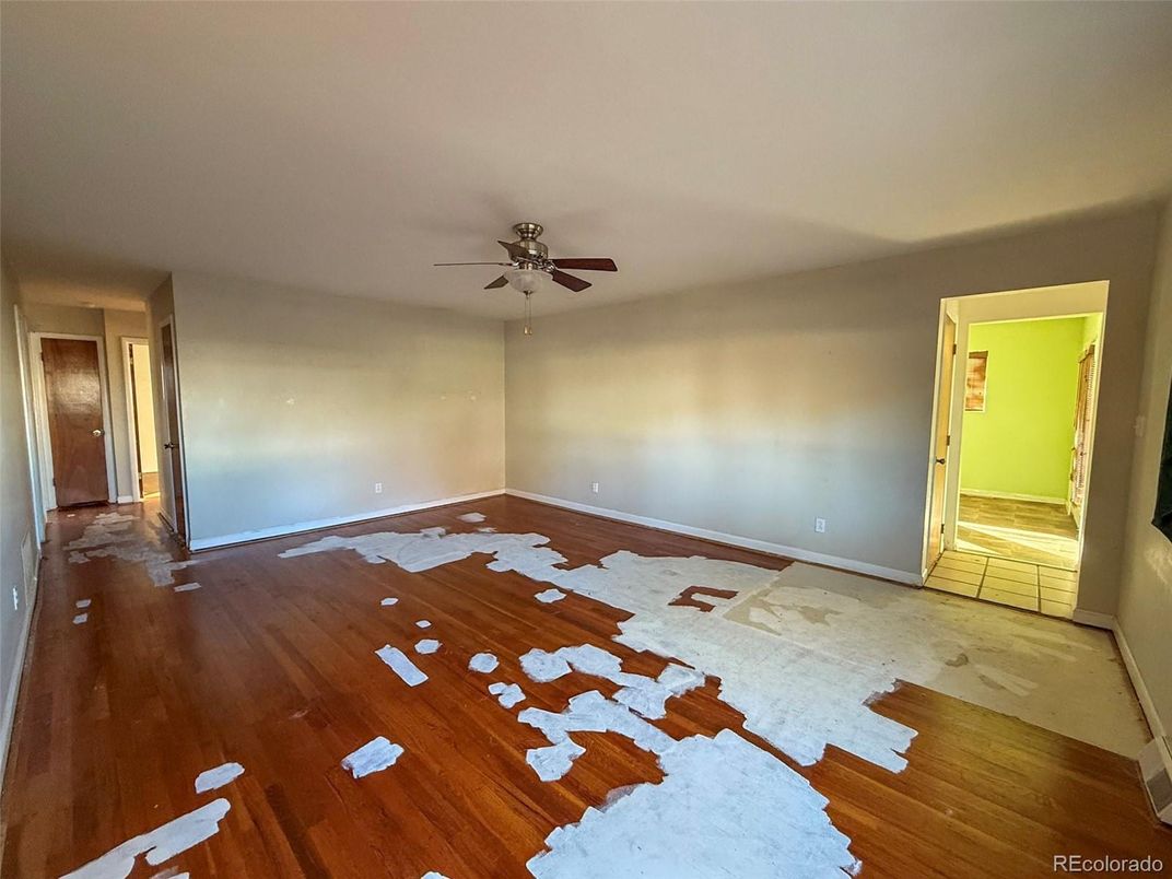 Empty room, Interior, Wood Texture Flooring