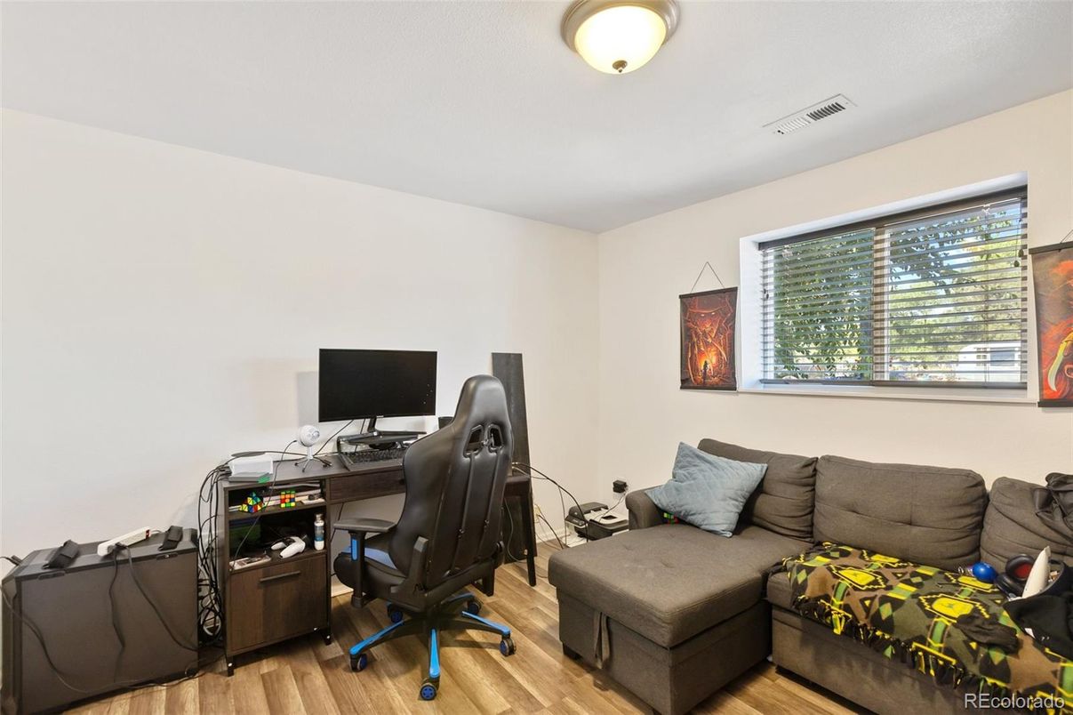Home Office, Interior, Wood Texture Flooring