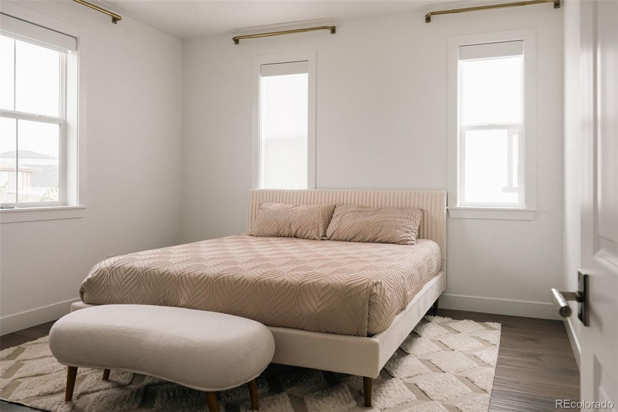 Bedroom, Interior, Wood Texture Flooring