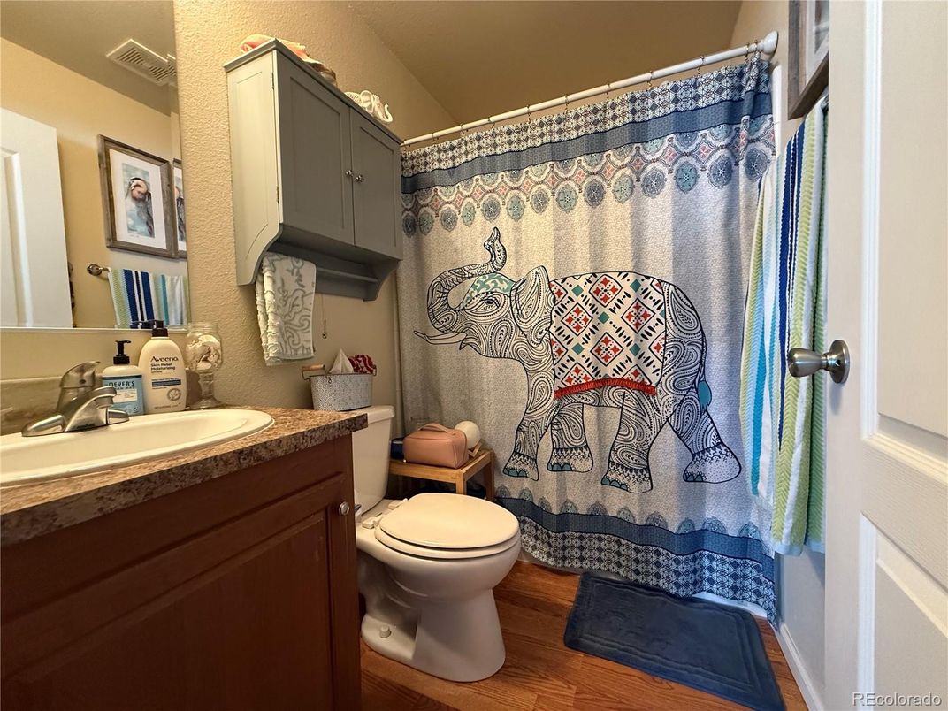 Bathroom, Interior, Wood Texture Flooring