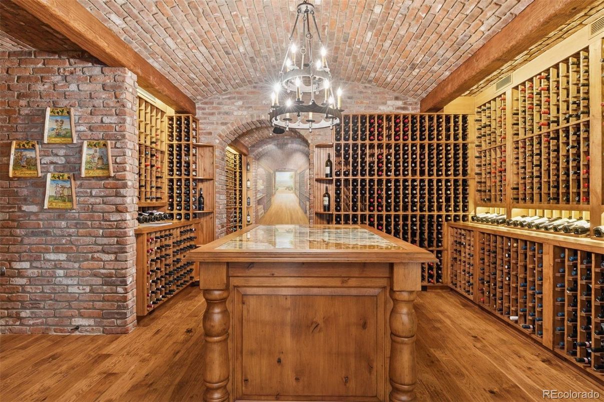 Interior, Stone Walls, Wine Storage, Wood Texture Flooring