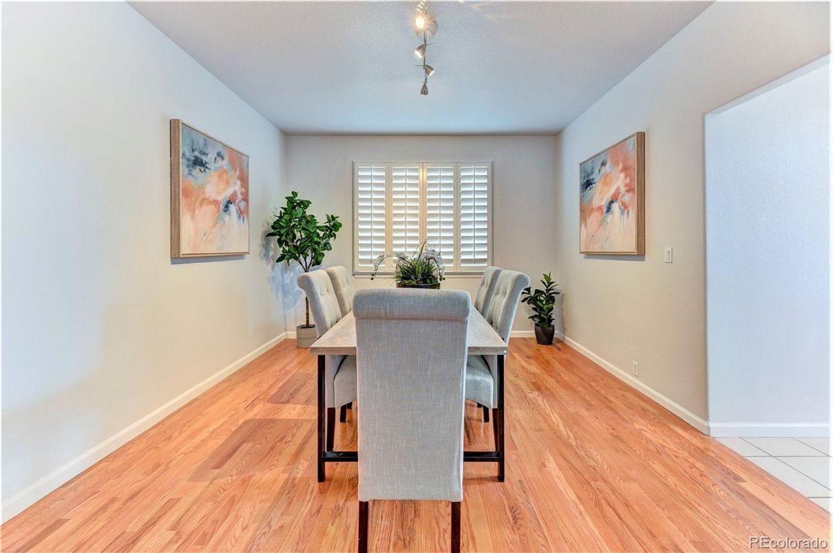 Dining room, Interior, Wood Texture Flooring