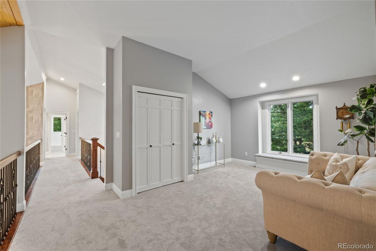 Interior, Living room, Recessed Lighting