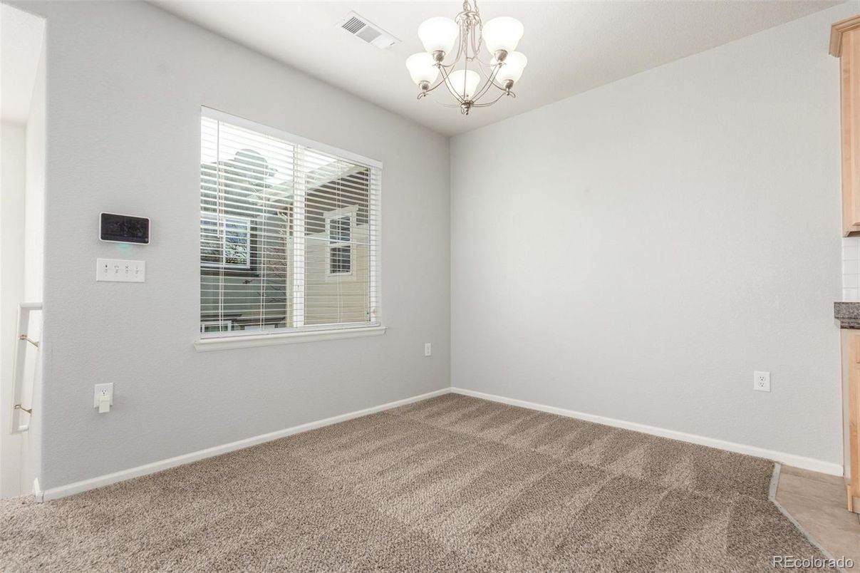 Chandelier, Empty room, Interior