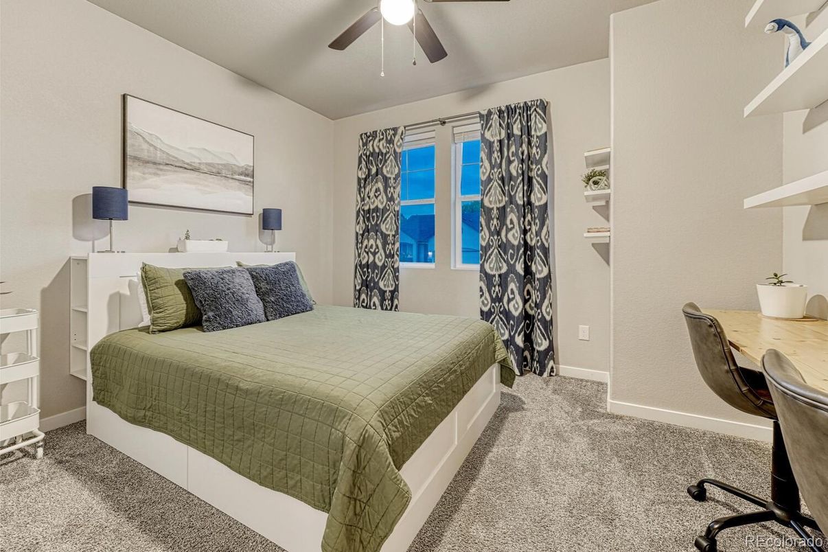 Bedroom, Home Office, Interior